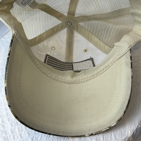 American Flag Camo Trucker Hat Mesh SnapBack Cap - Picture 6 of 8